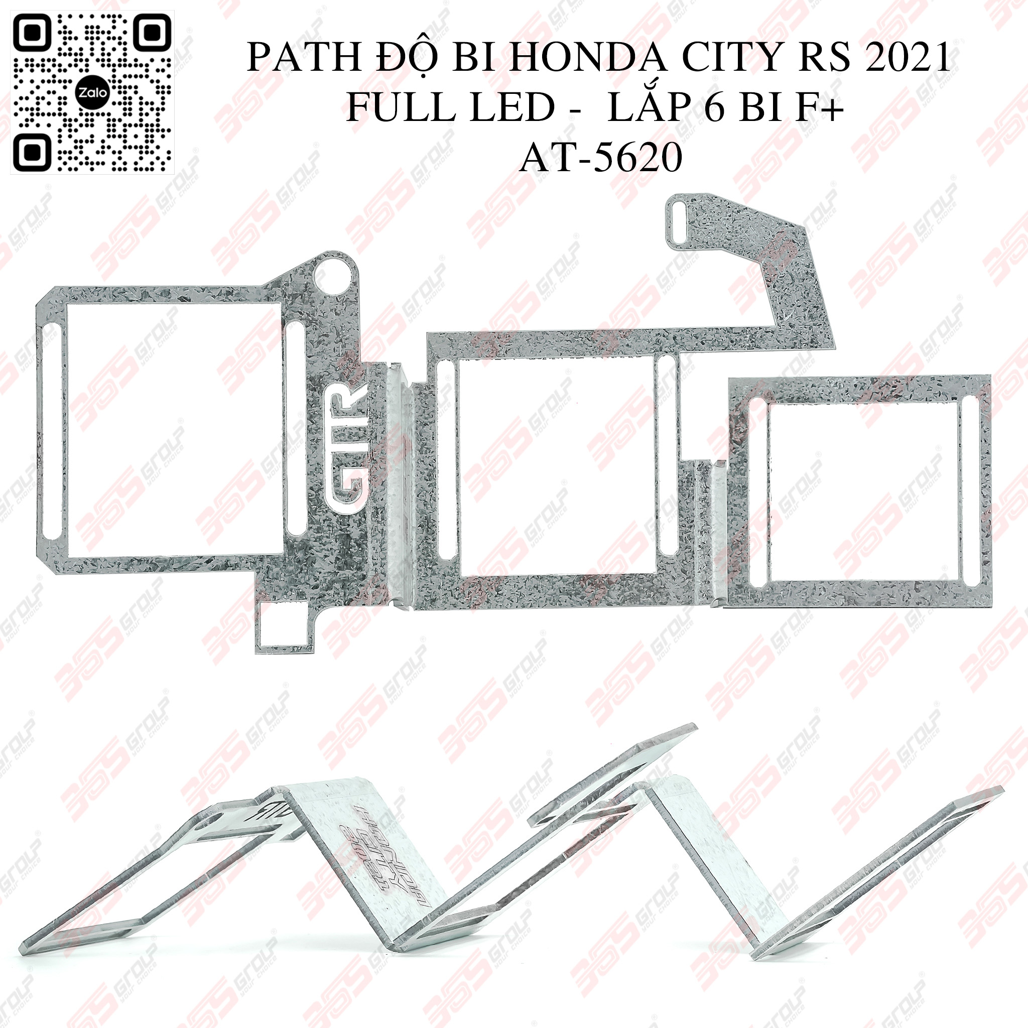 PATH ĐỘ BI HONDA CITY RS 2021 FULL LED - LẮP 6 BI F+- AT-5620